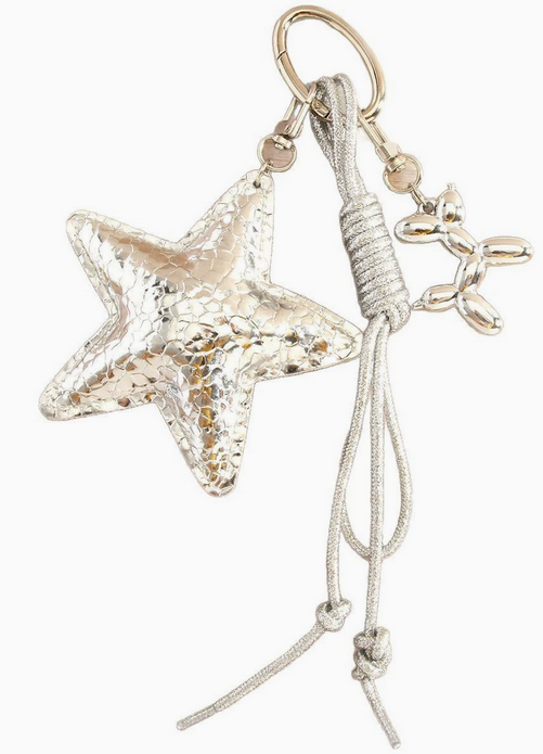 bling bling star keychain