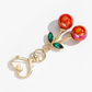 Ornaments-Resin cherry heart hook keychain-BCK1003