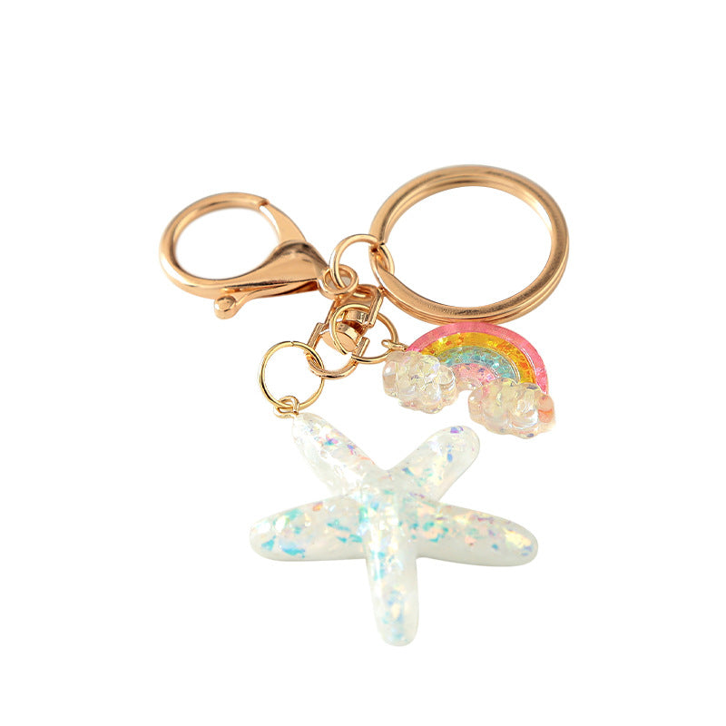 Oranments-Ocean, starfish, rainbow  -BCK1032