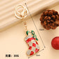 Oranments- Christmas diamond encrusted atmospheric  bag charm keychain-BCK1037