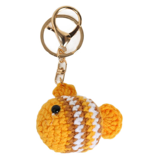 Oranments-weave year fish keychian-BCK1018
