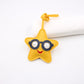 Oranments- beach sunglasses cool star pendant leather charm bag accessory-BCK1014