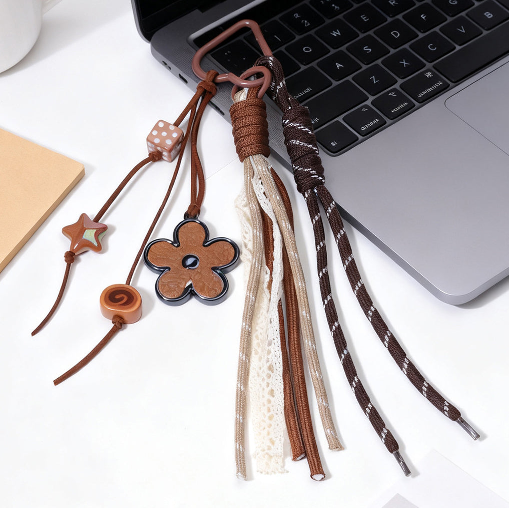 Oranments-Handmade woven chocolate-themed bag hangers-BCK1023